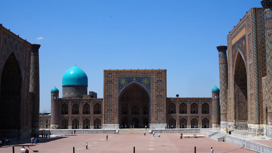 Unieke architectuur in Oezbekistan