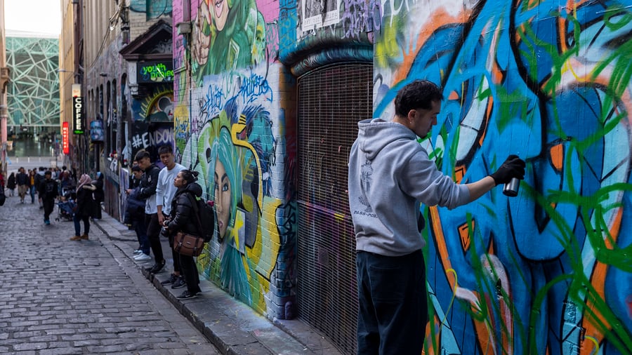 Street art in Melbourne