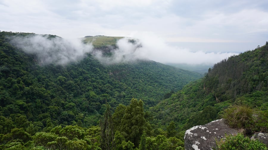 View of mountain in South Africa
