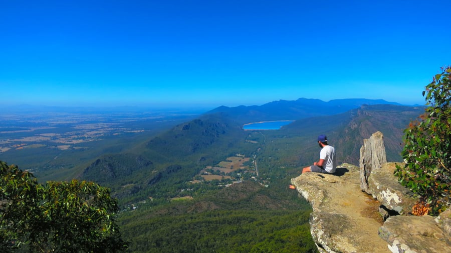 Udsigtpunkt i Grampians National Park