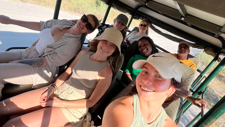 Group trip in Botswana