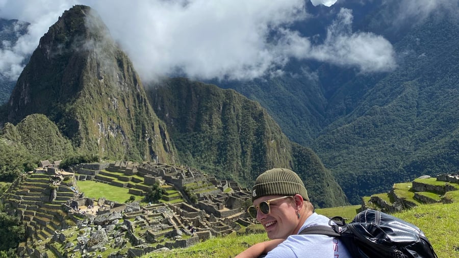 Trek to Machu Picchu in Peru. 