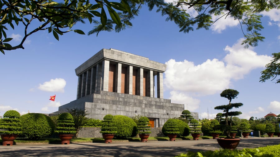 Ho Chi Minh-mausoleum i Hanoi
