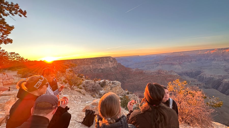 Sunset at Grand Canyon