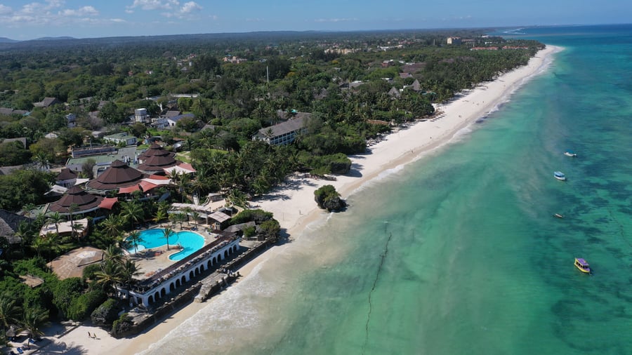 Leopard Beach Resort ved skønne Diani Beach