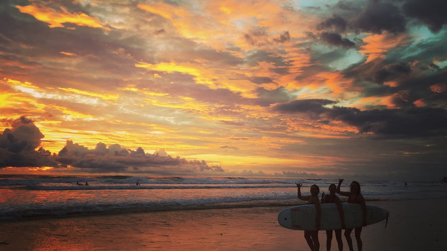 Sunset in Costa Rica
