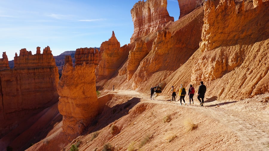 Hiking in Bryce Canyon National Park