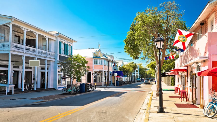 Duval Street i Key West i Florida