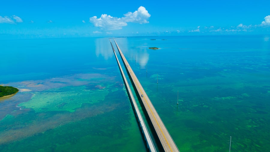 Drive across the Overseas Highway to Key West