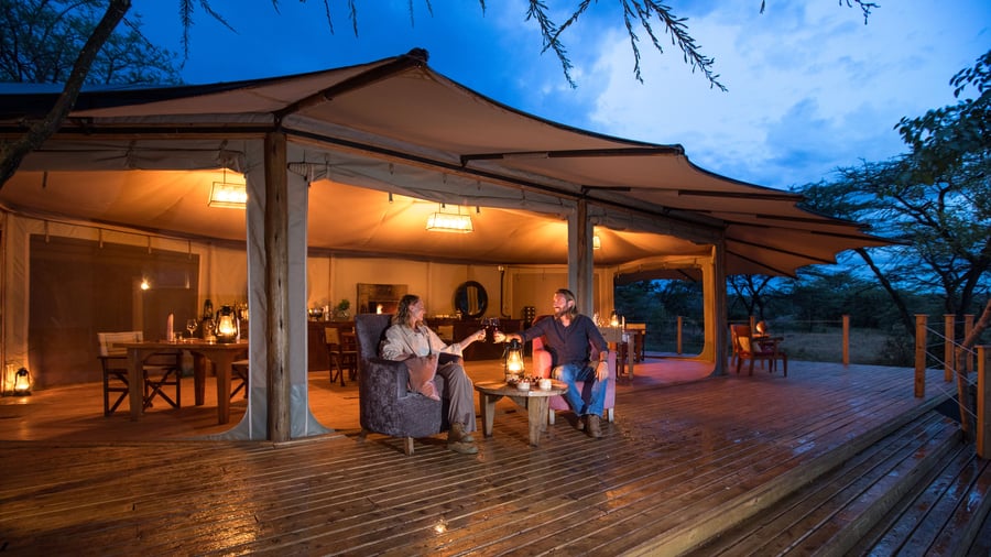 Saruni Leopard Hill i Masai Mara i Kenya