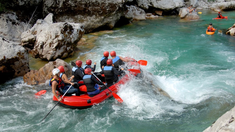 Elverafting i Kroatia