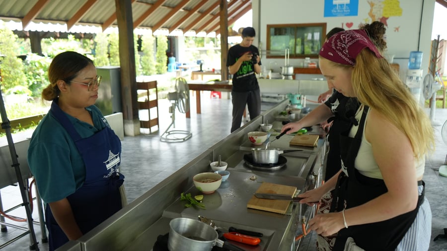 Boka en cooking class om det kommer en regnskur!