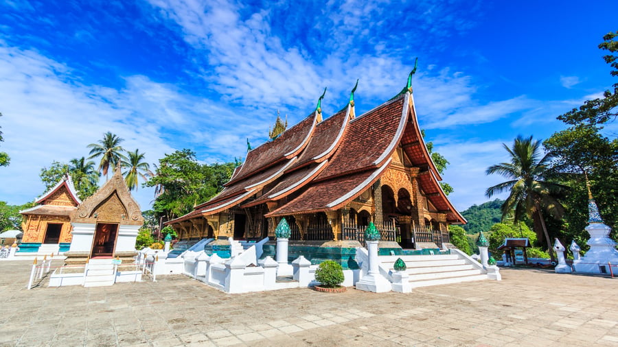 Mange smukke templer i Luang Prabang