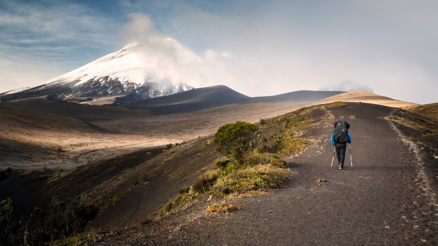 Lavalandskaber i Cotopaxi National Park