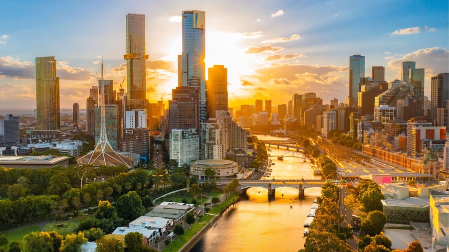 Melbourne är Australiens näst största stad