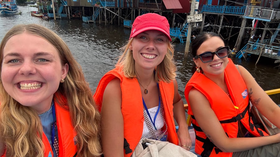 Cruise langs Mekongfloden