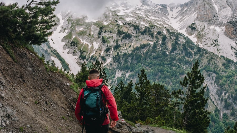 Trekking in the Albanian Alps