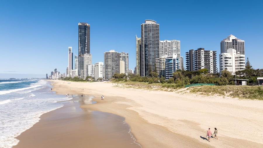 Surfers Paradise på Gold Coast
