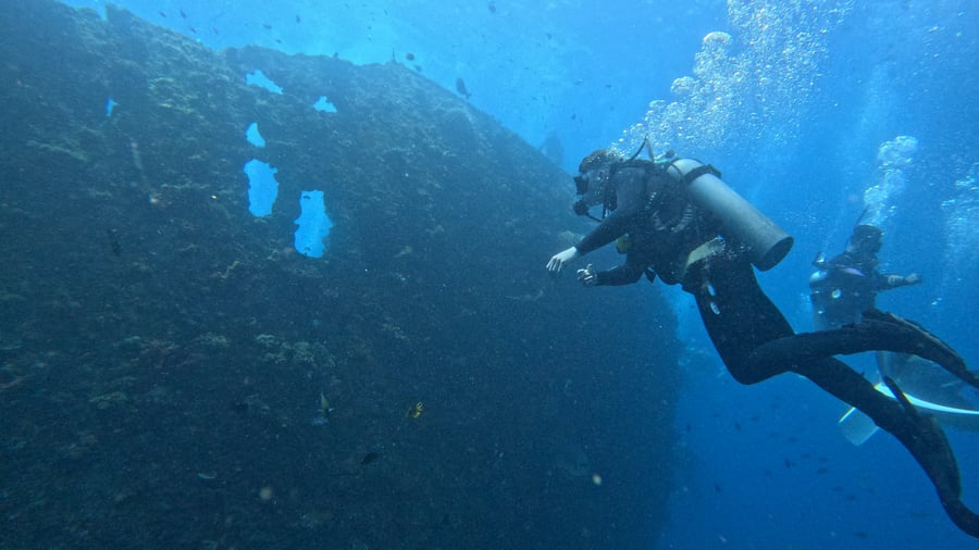 Scuba diving in Bali
