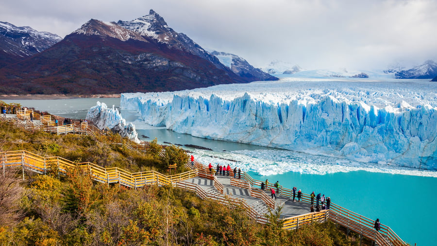 Perito Moreno-gletsjeren i Patagonien