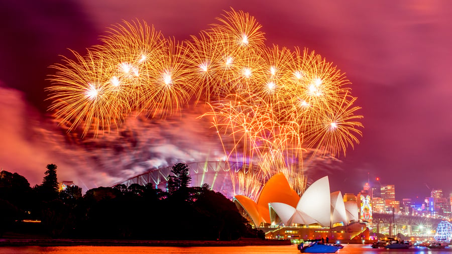 Fyrverkeri i Sydney