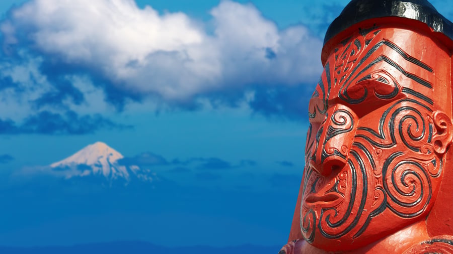 Traditionele Maori carving