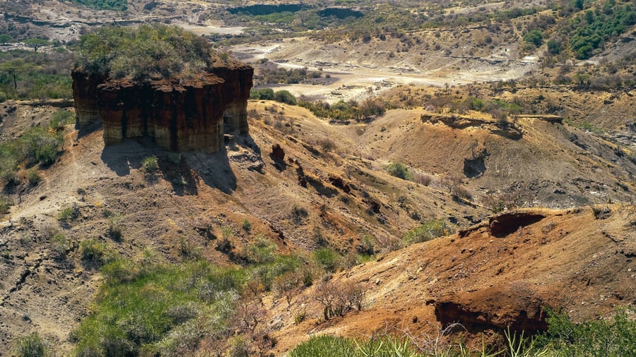 Olduvai Gorge, et af verdens vigtigste fundsteder