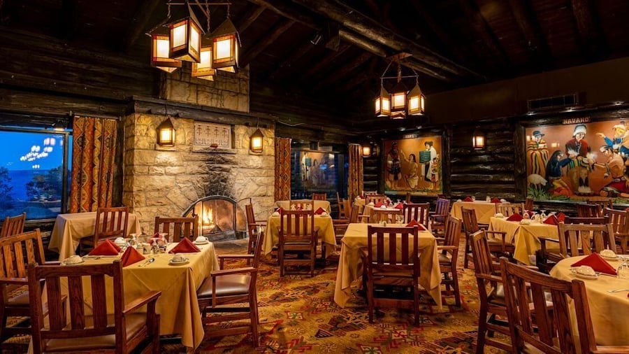 Restaurant på El Tovar Hotel