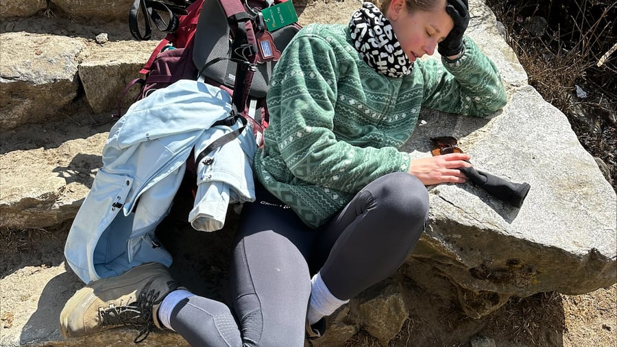 Everest Base Camp trek: rustpauze in de Himalaya