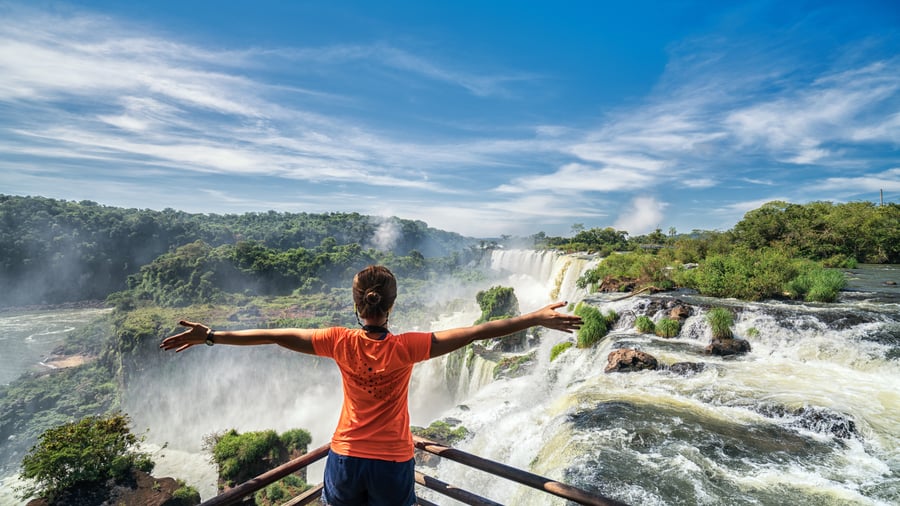 De indrukwekkende Iguazu Falls