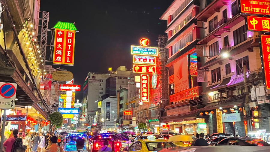 Bangkok om kvelden