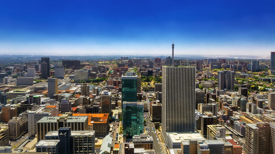 Indaba Hotel ligger i udkanten af Johannesburg