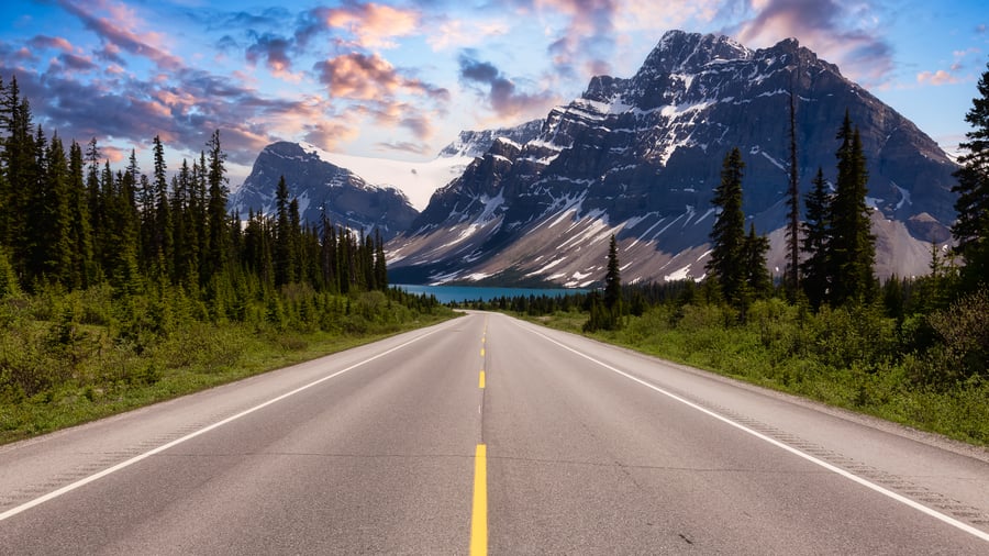 Icefields Parkway, Rocky Mountains, Canada