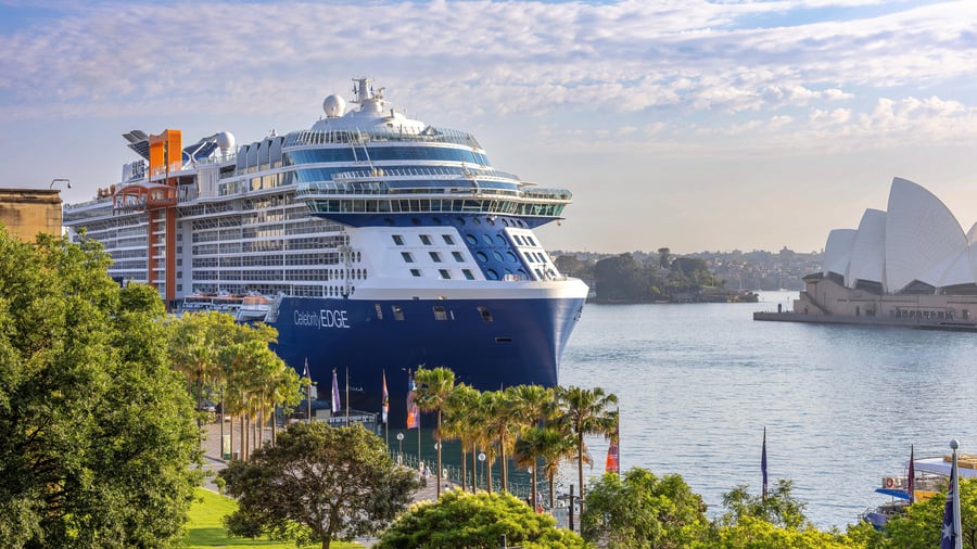 Klar til afgang fra Sydney med Celebrity Edge 