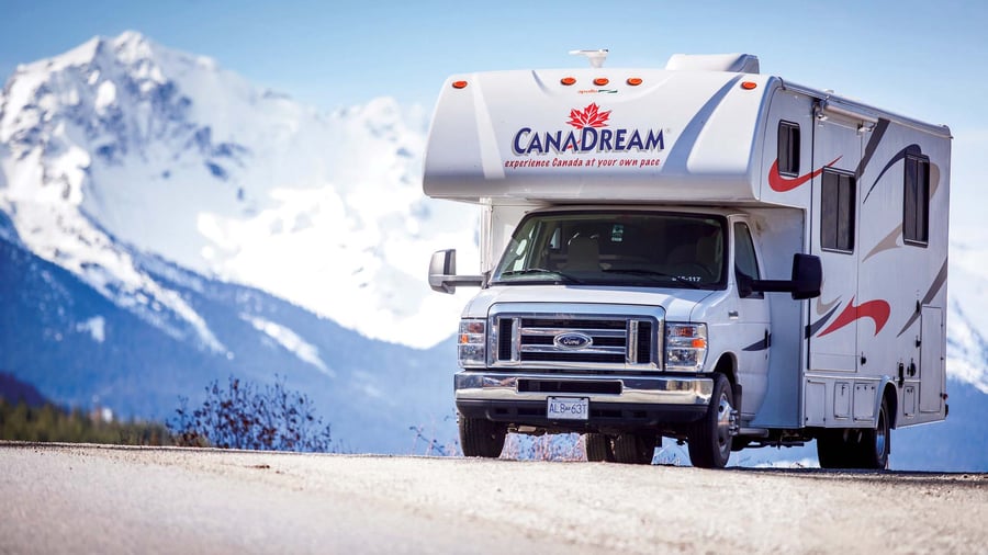 En 6-personers Maxi fra CanaDream