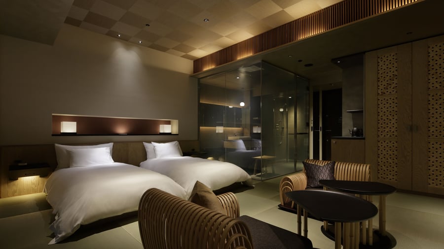 Ochanoma Lounge på HOSHINOYA Tokyo