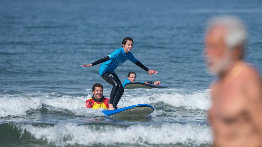 Surfing in Portugal