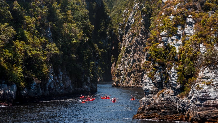 View of cliff in South Africa