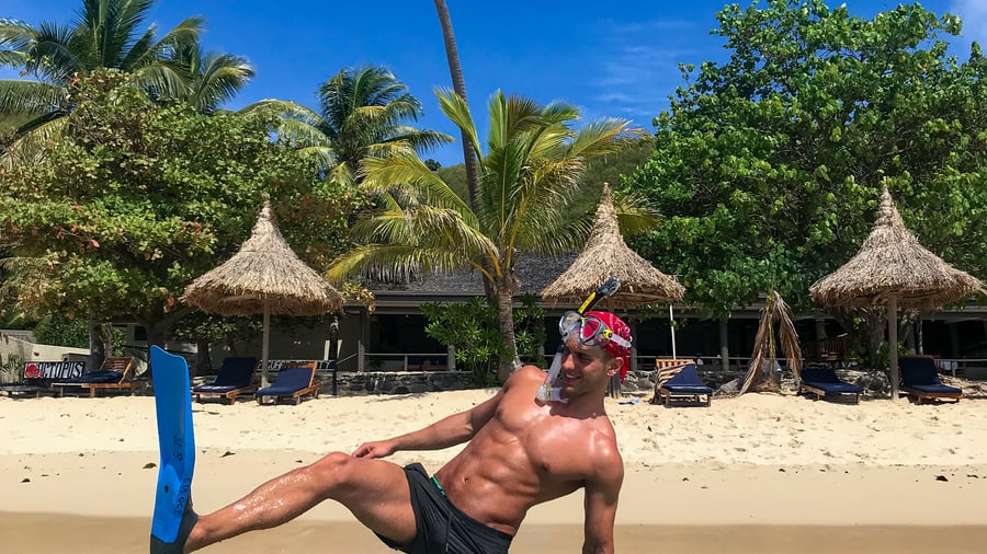 Make a stop in Fiji fr Island Hopping. 