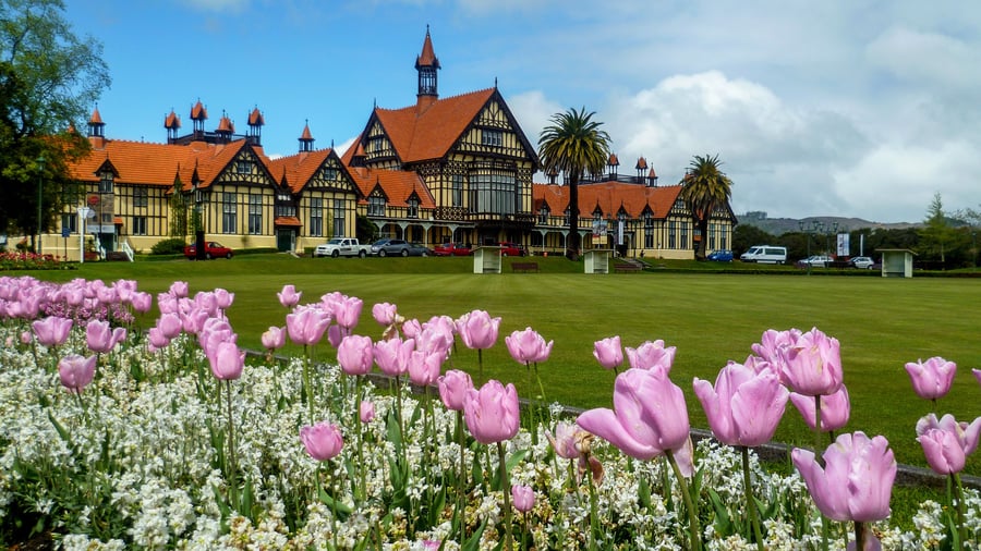 Termisk badehus i Rotorua