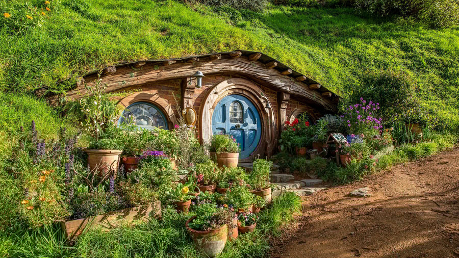 Besøg på filmsettet i Hobbiton fra Ringenes Herre