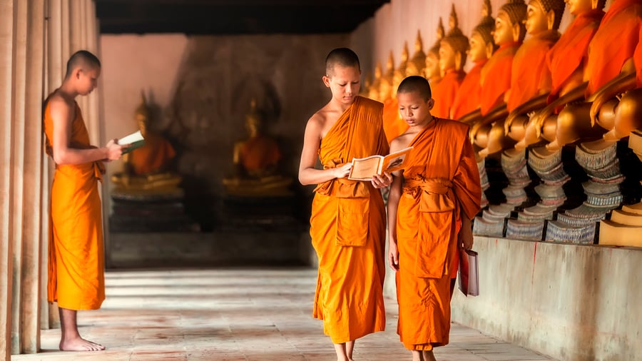 Munkar i historiska Ayutthaya på Unesco:s lista