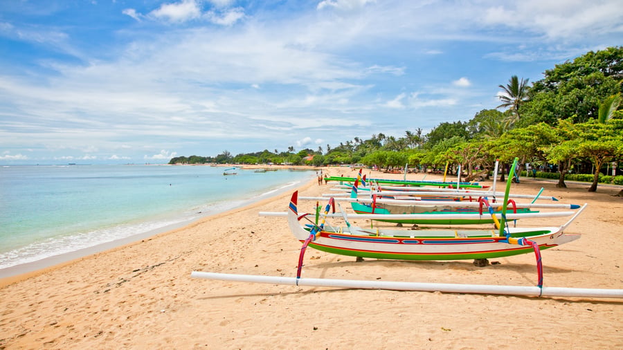 Stranden i Nusa Dua