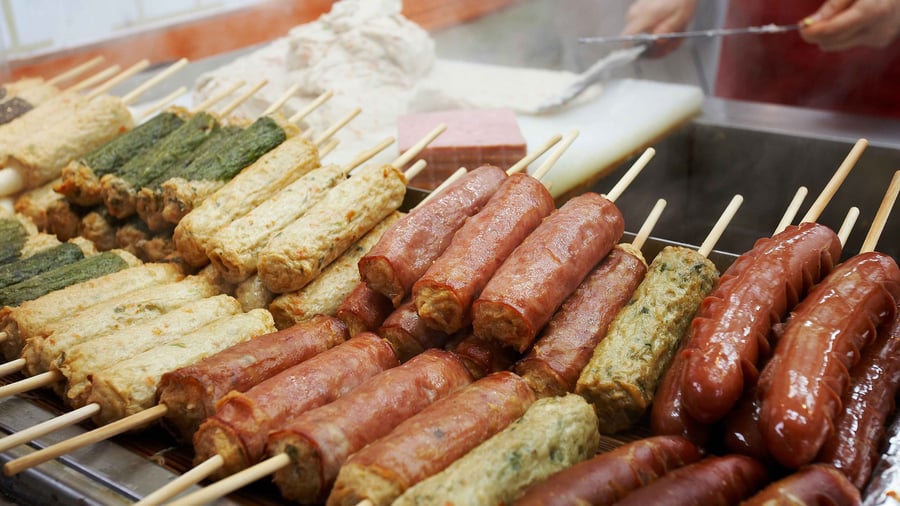 Smagfuldt streetfood i Seoul