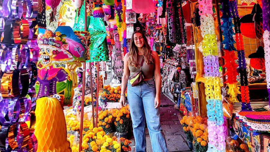 Colourful local market