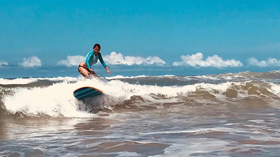 Surfing in Costa Rica