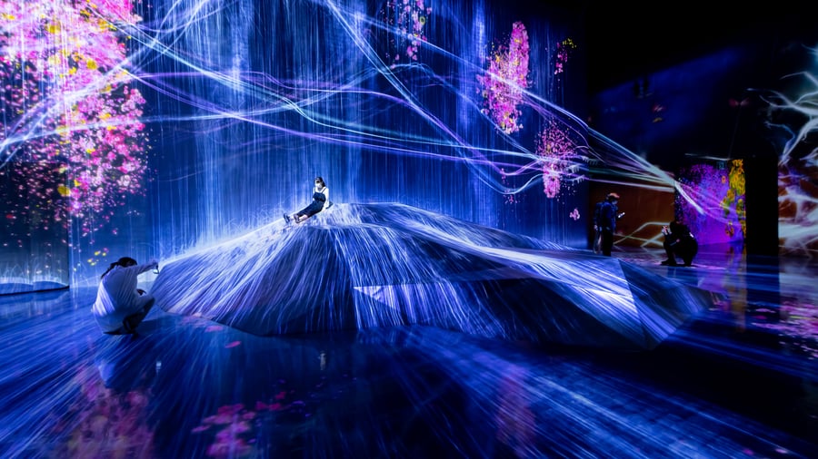TeamLab i Tokyo är väl värt ett besök