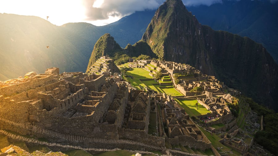 Udsigt over Machu Picchu i Den Hellige Dal