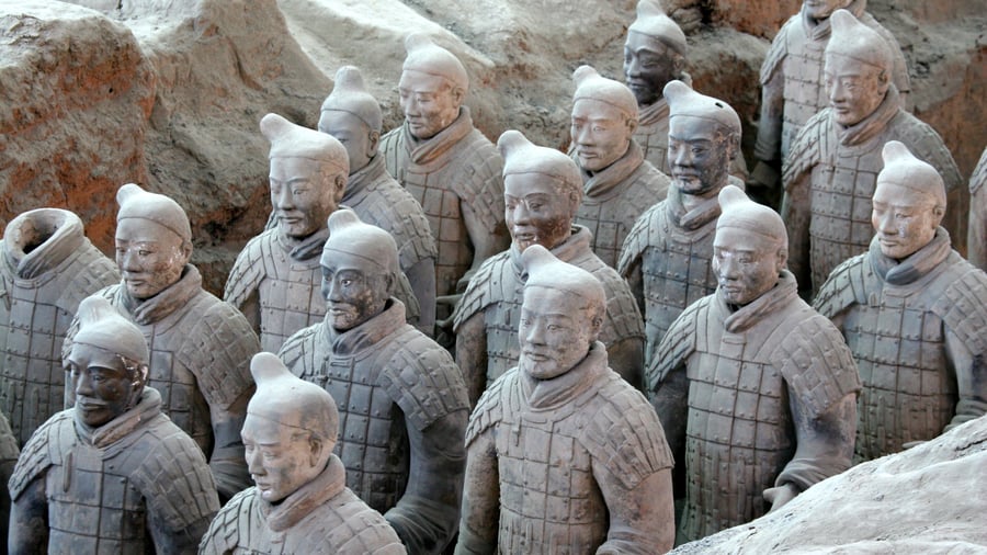 The Terracotta Army in Xi'an