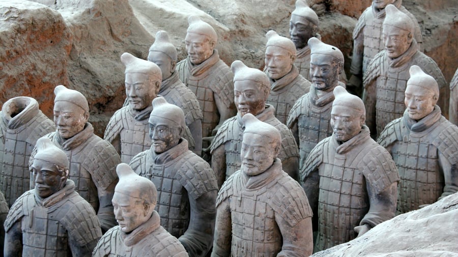 The Terracotta Army in Xi'an
